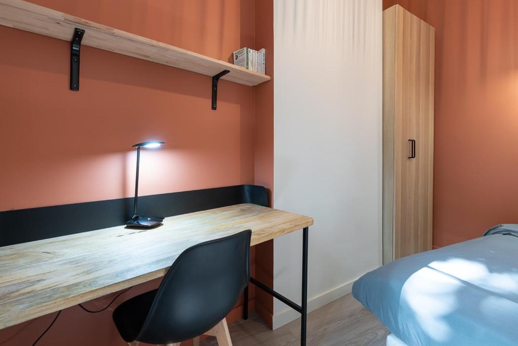 Appart T2 Voltaire - Chambre Separee - Part Dieu Lione Esterno foto