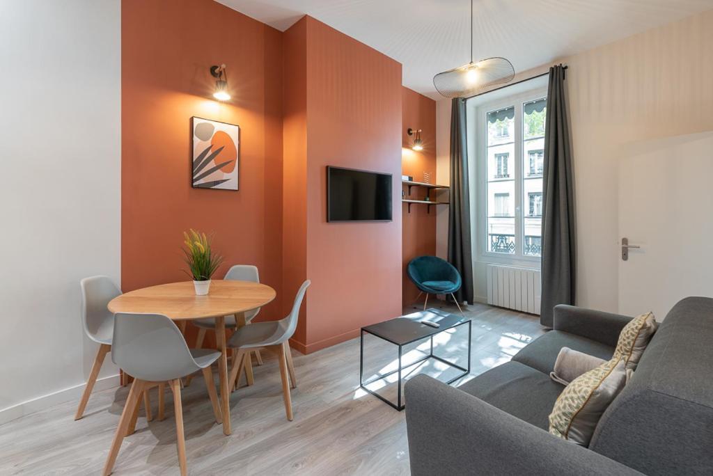 Appart T2 Voltaire - Chambre Separee - Part Dieu Lione Esterno foto