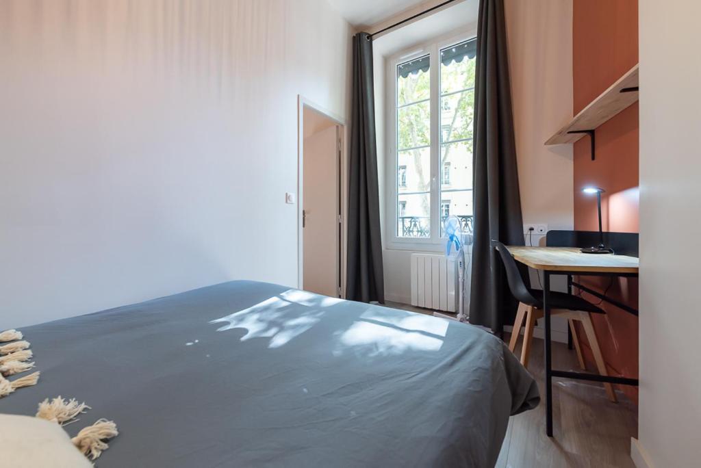 Appart T2 Voltaire - Chambre Separee - Part Dieu Lione Esterno foto